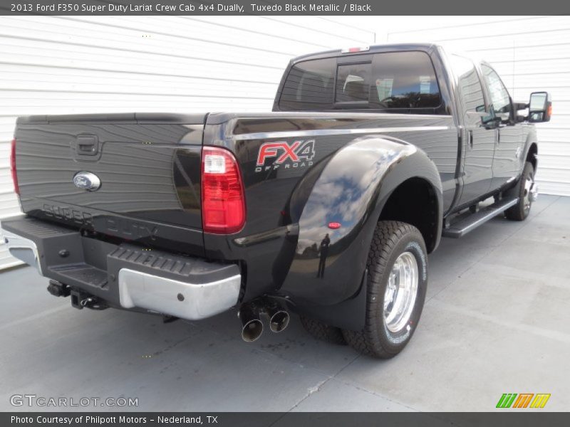 2013 F350 Super Duty Lariat Crew Cab 4x4 Dually Tuxedo Black Metallic