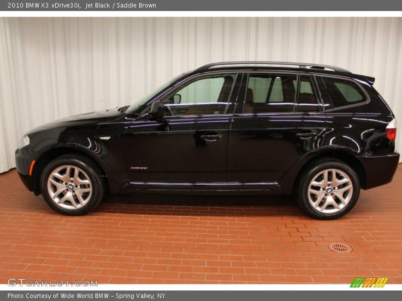 Jet Black / Saddle Brown 2010 BMW X3 xDrive30i