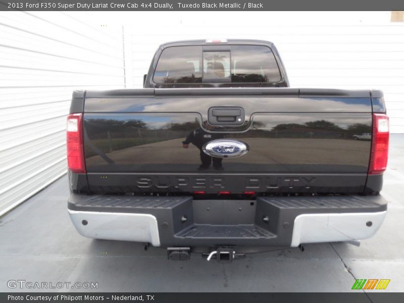 Tuxedo Black Metallic / Black 2013 Ford F350 Super Duty Lariat Crew Cab 4x4 Dually