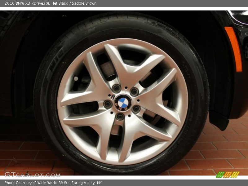 Jet Black / Saddle Brown 2010 BMW X3 xDrive30i