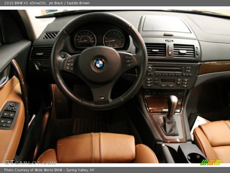 Jet Black / Saddle Brown 2010 BMW X3 xDrive30i