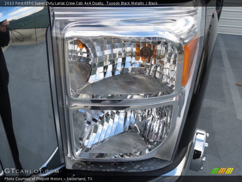 Tuxedo Black Metallic / Black 2013 Ford F350 Super Duty Lariat Crew Cab 4x4 Dually