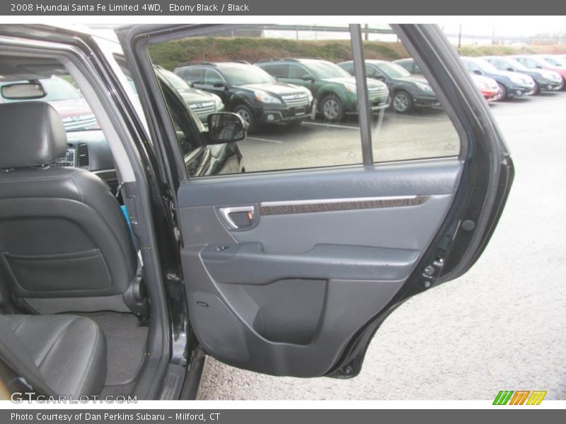 Ebony Black / Black 2008 Hyundai Santa Fe Limited 4WD