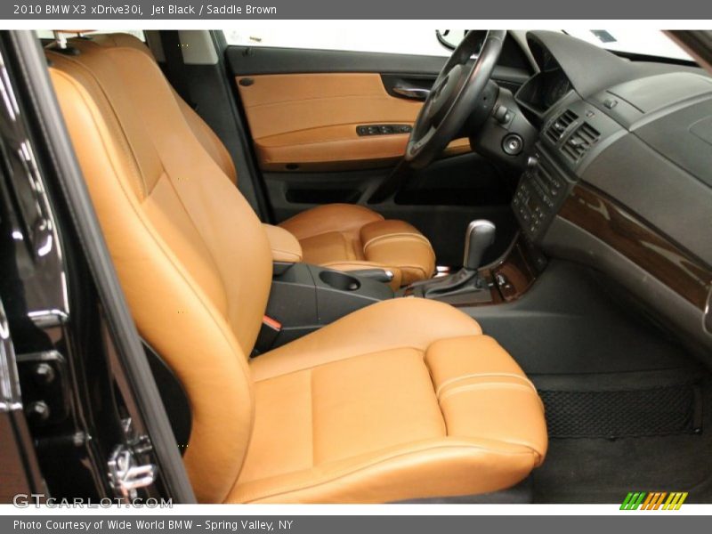 Jet Black / Saddle Brown 2010 BMW X3 xDrive30i