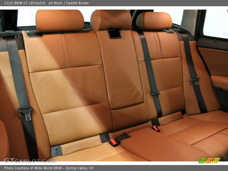 Jet Black / Saddle Brown 2010 BMW X3 xDrive30i
