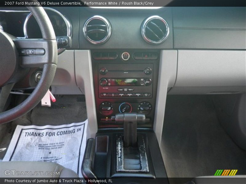 Performance White / Roush Black/Grey 2007 Ford Mustang V6 Deluxe Convertible