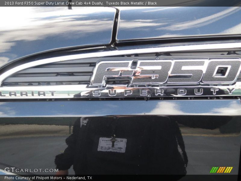 Tuxedo Black Metallic / Black 2013 Ford F350 Super Duty Lariat Crew Cab 4x4 Dually