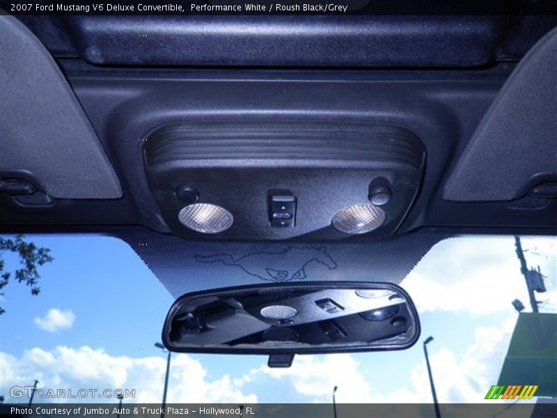 Performance White / Roush Black/Grey 2007 Ford Mustang V6 Deluxe Convertible