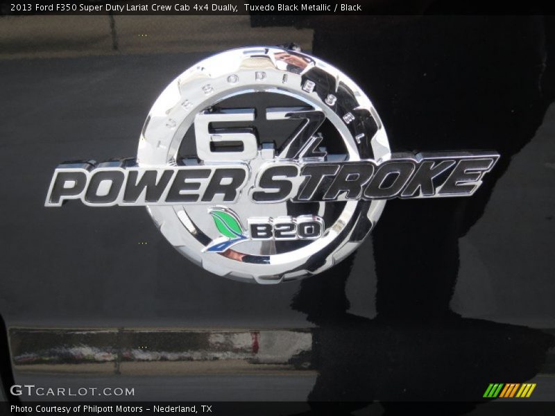 Tuxedo Black Metallic / Black 2013 Ford F350 Super Duty Lariat Crew Cab 4x4 Dually