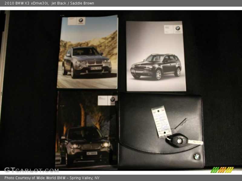 Jet Black / Saddle Brown 2010 BMW X3 xDrive30i