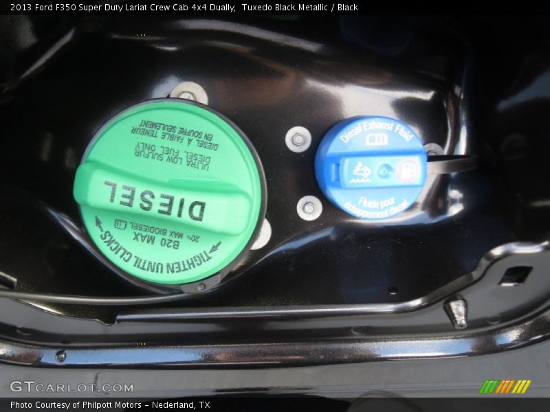 Tuxedo Black Metallic / Black 2013 Ford F350 Super Duty Lariat Crew Cab 4x4 Dually