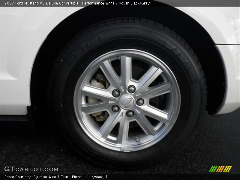 Performance White / Roush Black/Grey 2007 Ford Mustang V6 Deluxe Convertible