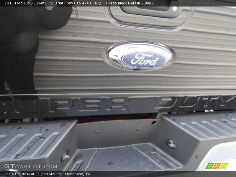 Tuxedo Black Metallic / Black 2013 Ford F350 Super Duty Lariat Crew Cab 4x4 Dually
