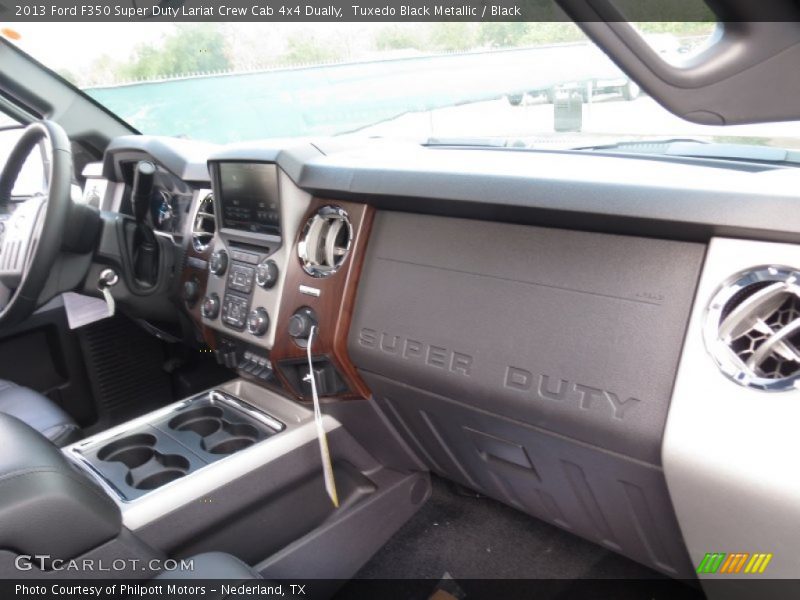 Tuxedo Black Metallic / Black 2013 Ford F350 Super Duty Lariat Crew Cab 4x4 Dually