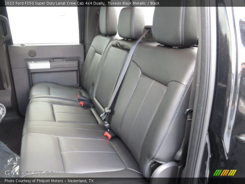 Rear Seat of 2013 F350 Super Duty Lariat Crew Cab 4x4 Dually