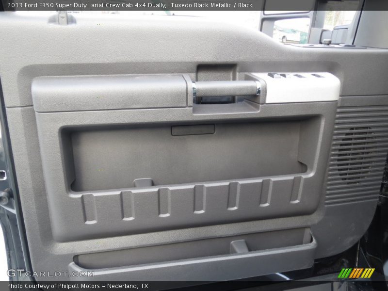 Tuxedo Black Metallic / Black 2013 Ford F350 Super Duty Lariat Crew Cab 4x4 Dually
