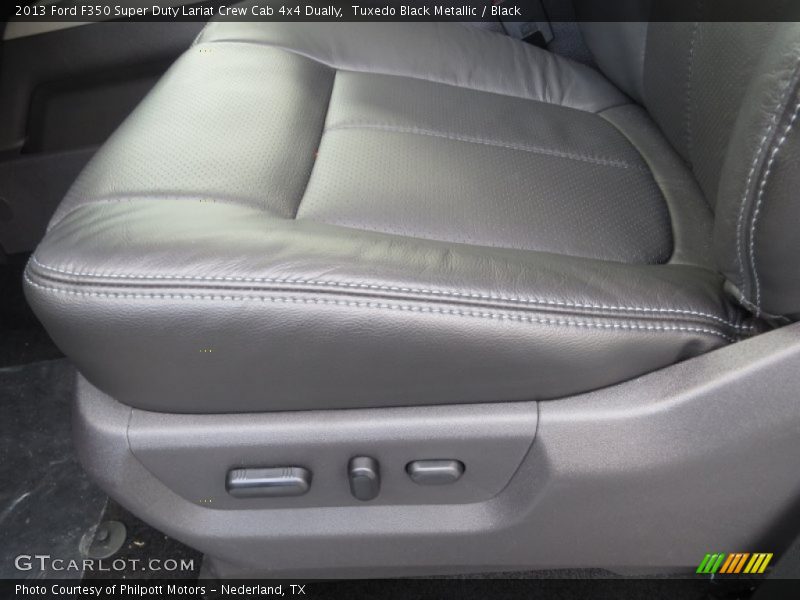 Tuxedo Black Metallic / Black 2013 Ford F350 Super Duty Lariat Crew Cab 4x4 Dually