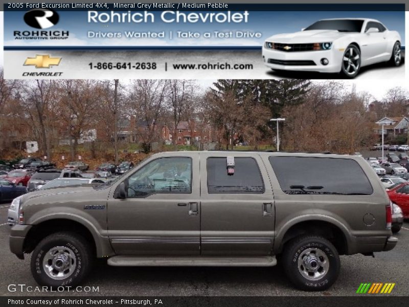 Mineral Grey Metallic / Medium Pebble 2005 Ford Excursion Limited 4X4