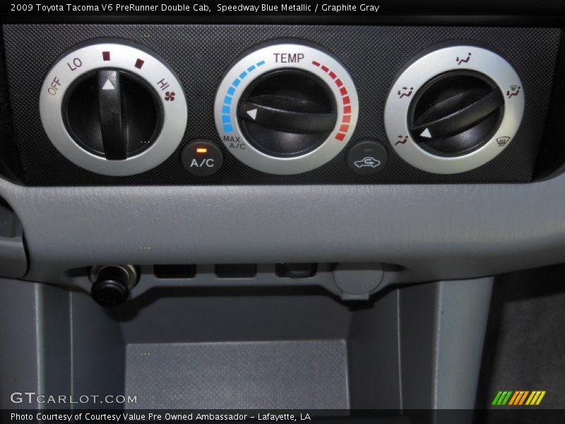 Speedway Blue Metallic / Graphite Gray 2009 Toyota Tacoma V6 PreRunner Double Cab
