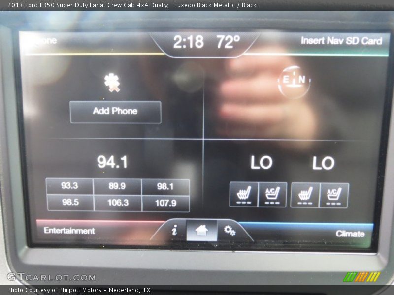 Tuxedo Black Metallic / Black 2013 Ford F350 Super Duty Lariat Crew Cab 4x4 Dually