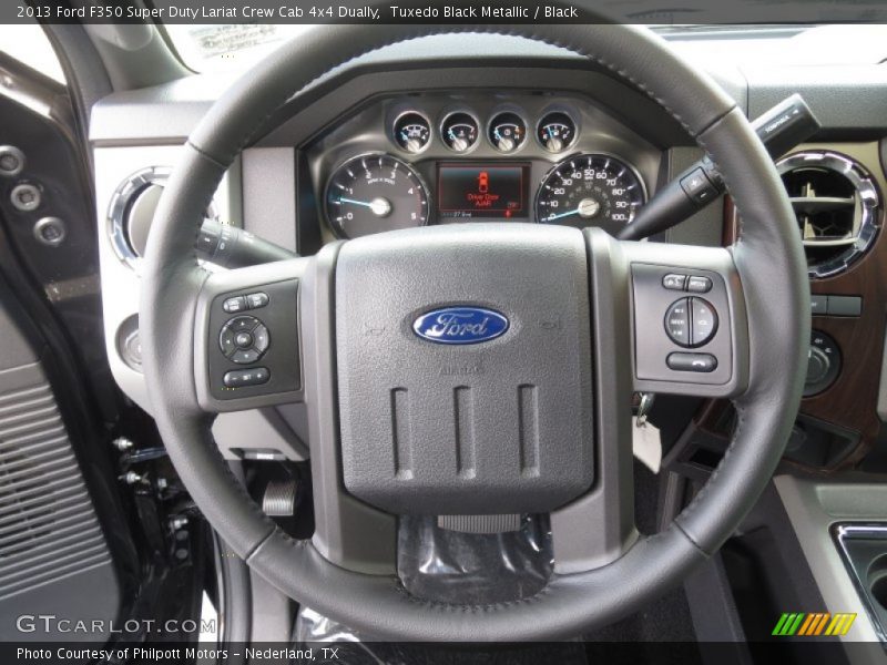  2013 F350 Super Duty Lariat Crew Cab 4x4 Dually Steering Wheel