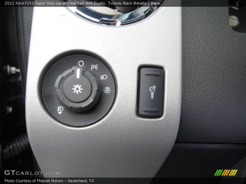 Tuxedo Black Metallic / Black 2013 Ford F350 Super Duty Lariat Crew Cab 4x4 Dually
