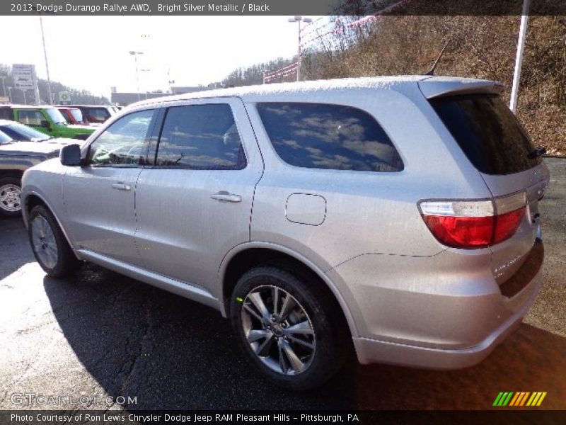 Bright Silver Metallic / Black 2013 Dodge Durango Rallye AWD