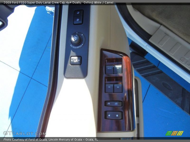 Oxford White / Camel 2009 Ford F350 Super Duty Lariat Crew Cab 4x4 Dually