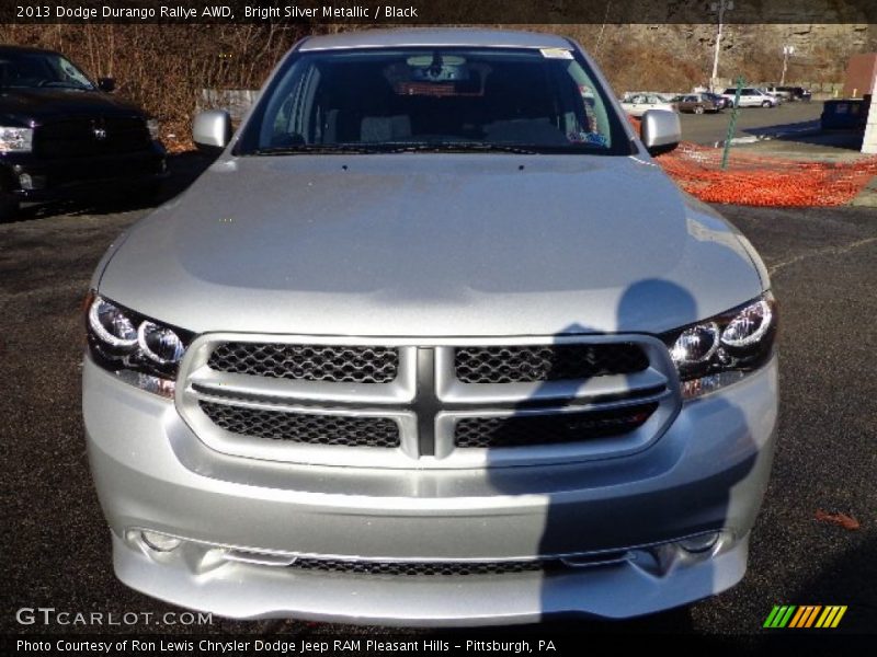 Bright Silver Metallic / Black 2013 Dodge Durango Rallye AWD