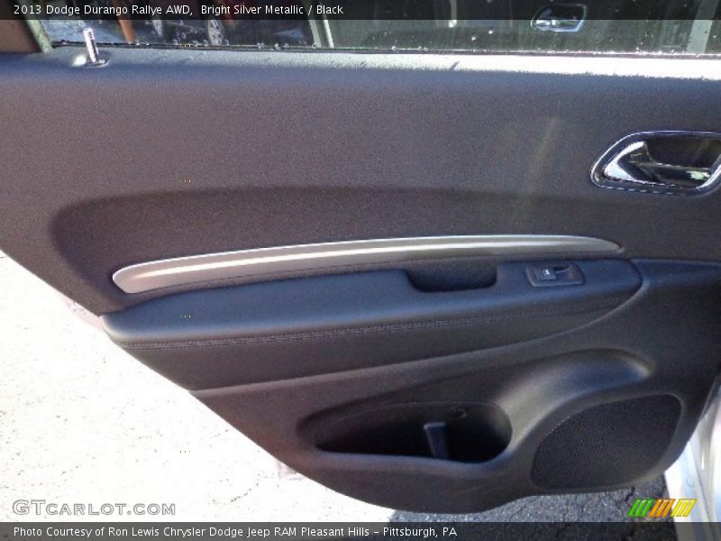 Bright Silver Metallic / Black 2013 Dodge Durango Rallye AWD