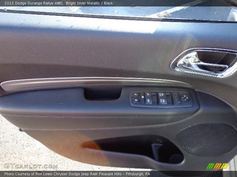 Bright Silver Metallic / Black 2013 Dodge Durango Rallye AWD