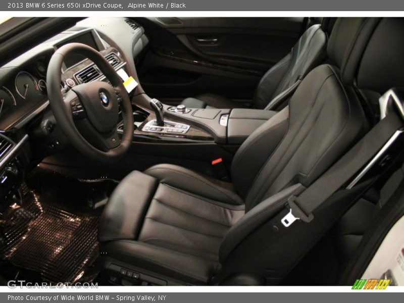 Front Seat of 2013 6 Series 650i xDrive Coupe