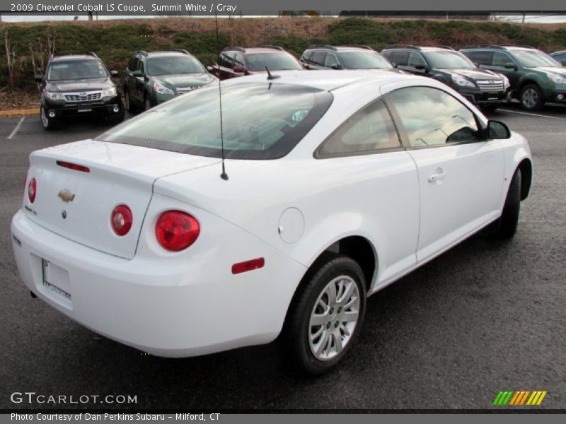Summit White / Gray 2009 Chevrolet Cobalt LS Coupe