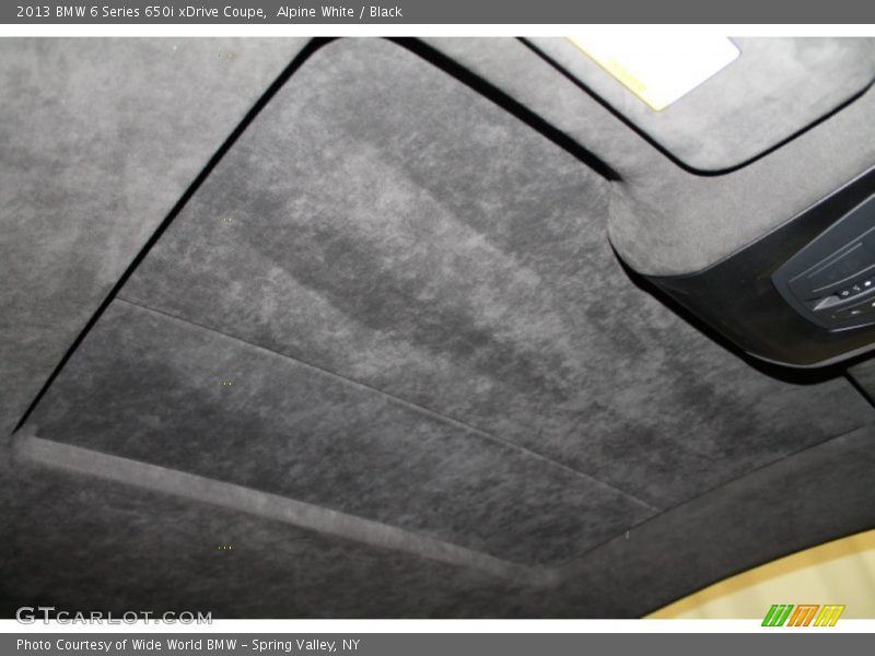 Sunroof of 2013 6 Series 650i xDrive Coupe