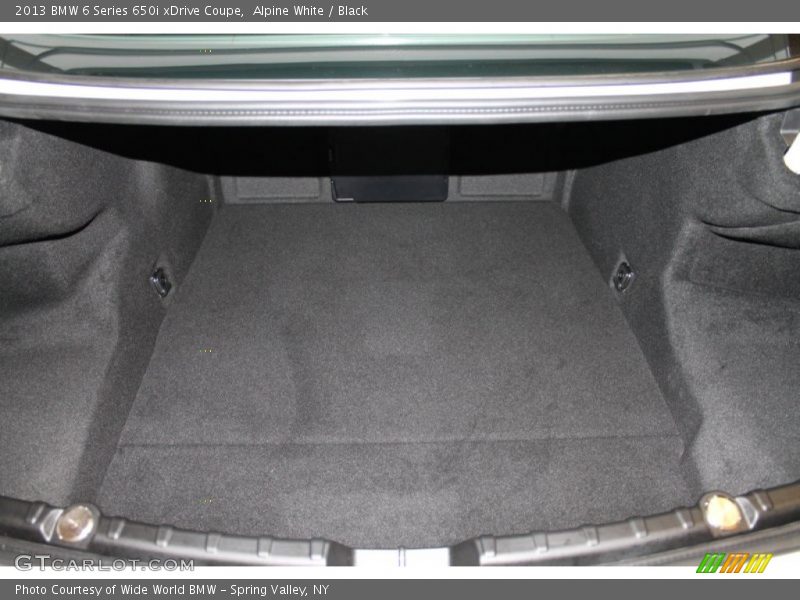  2013 6 Series 650i xDrive Coupe Trunk