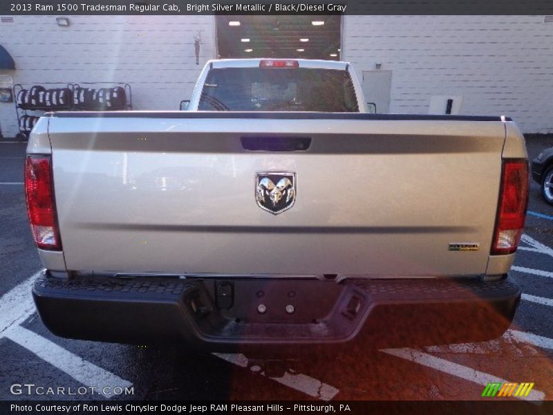 Bright Silver Metallic / Black/Diesel Gray 2013 Ram 1500 Tradesman Regular Cab