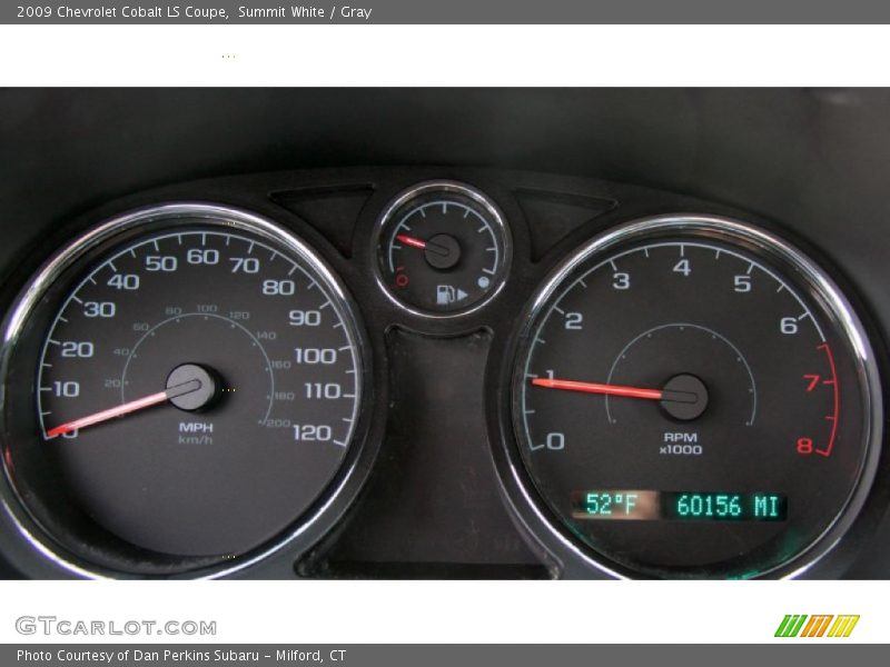 Summit White / Gray 2009 Chevrolet Cobalt LS Coupe