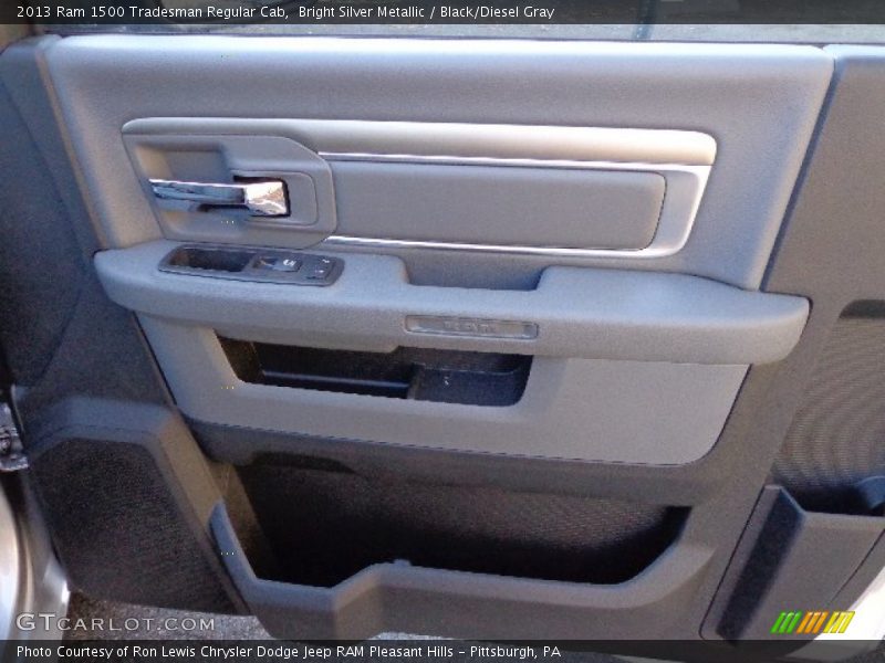 Bright Silver Metallic / Black/Diesel Gray 2013 Ram 1500 Tradesman Regular Cab