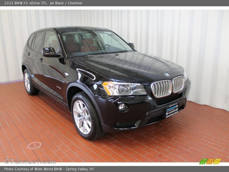 Jet Black / Chestnut 2013 BMW X3 xDrive 35i