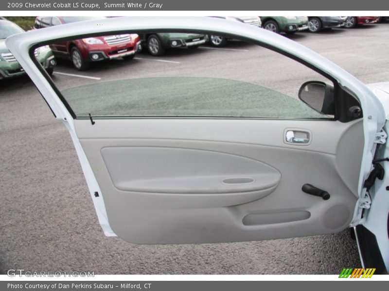 Summit White / Gray 2009 Chevrolet Cobalt LS Coupe