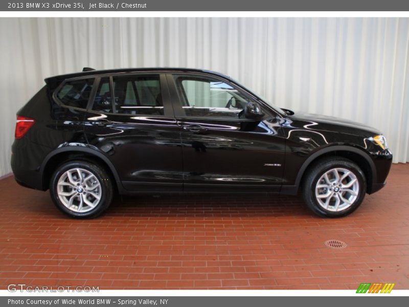 Jet Black / Chestnut 2013 BMW X3 xDrive 35i