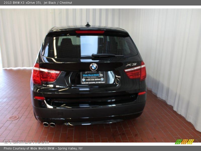 Jet Black / Chestnut 2013 BMW X3 xDrive 35i