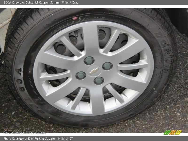 Summit White / Gray 2009 Chevrolet Cobalt LS Coupe