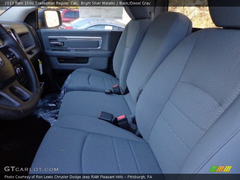 Bright Silver Metallic / Black/Diesel Gray 2013 Ram 1500 Tradesman Regular Cab