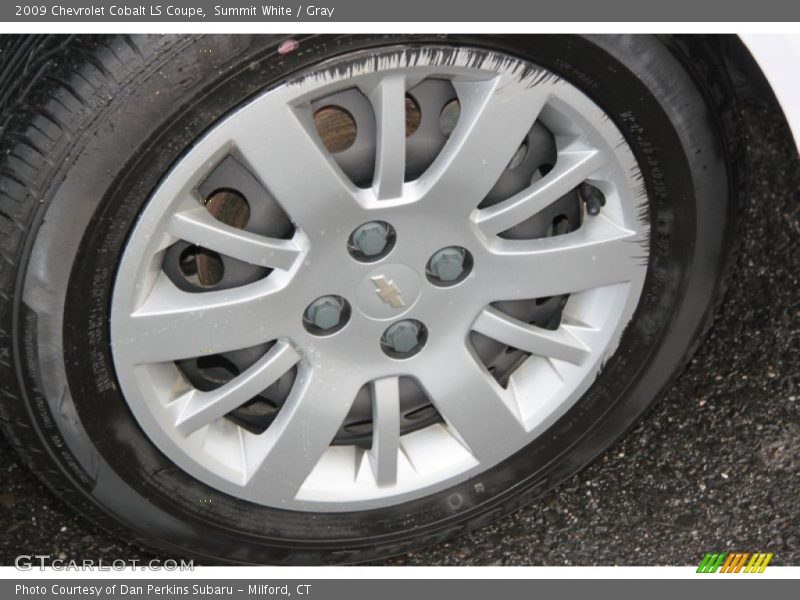 Summit White / Gray 2009 Chevrolet Cobalt LS Coupe
