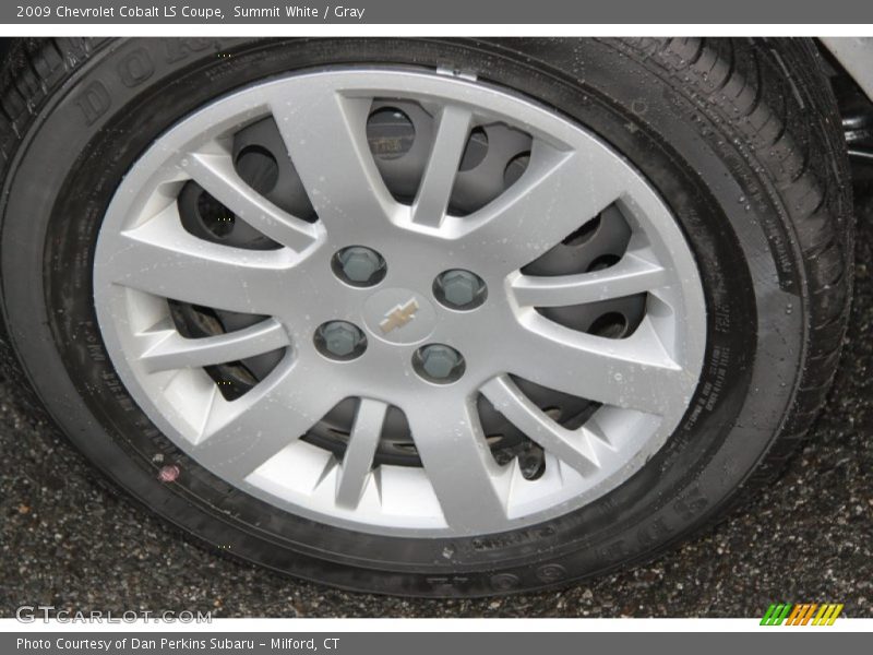 Summit White / Gray 2009 Chevrolet Cobalt LS Coupe