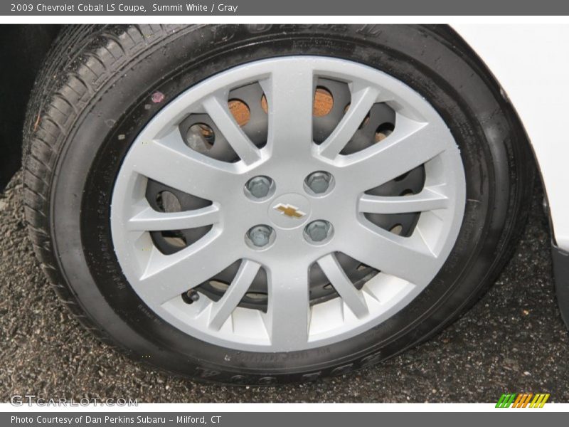 Summit White / Gray 2009 Chevrolet Cobalt LS Coupe