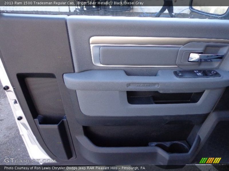 Bright Silver Metallic / Black/Diesel Gray 2013 Ram 1500 Tradesman Regular Cab