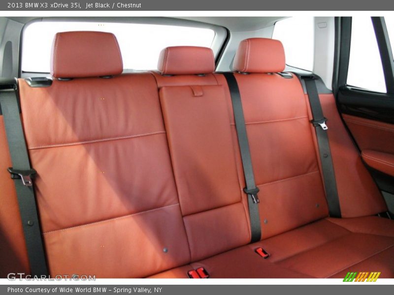 Jet Black / Chestnut 2013 BMW X3 xDrive 35i