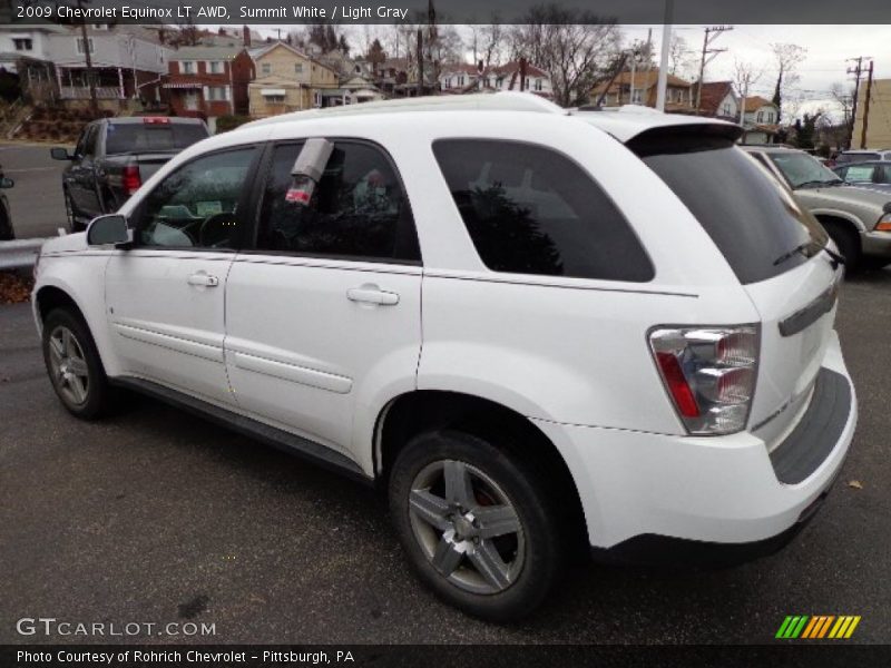 Summit White / Light Gray 2009 Chevrolet Equinox LT AWD